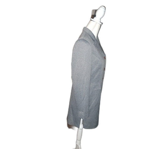 Renlyn New York lightweight gray polyester Coat Sz 6 - Picture 7 of 10
